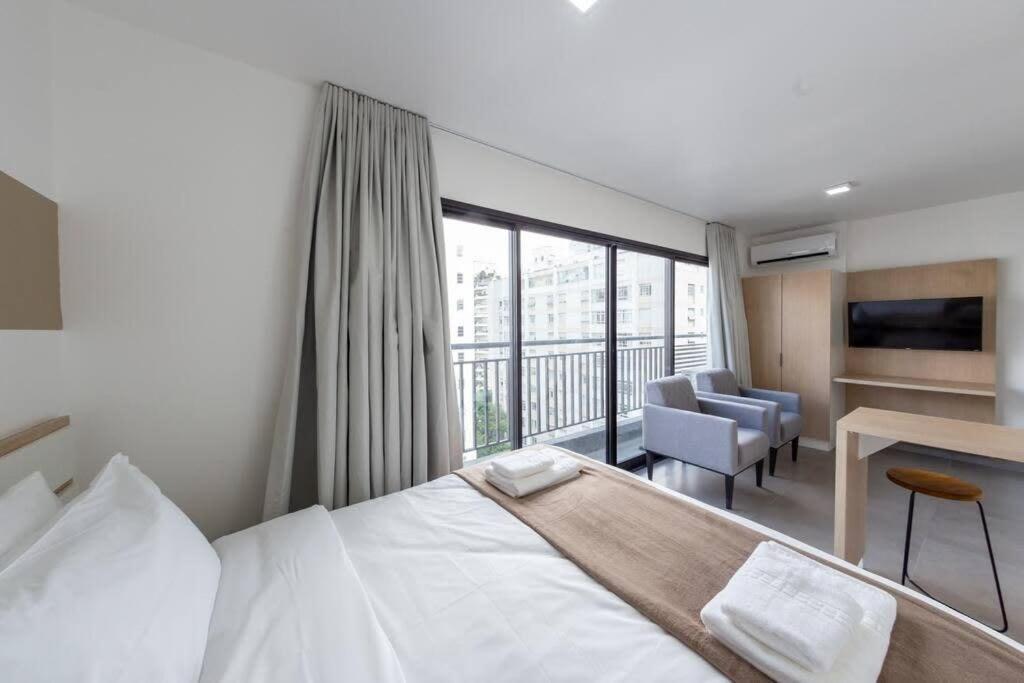 Apartamento Bhomy Bela Vista Supermercado A 300m Alfm5 *